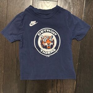 Nike Kids Detroit Tigers Navy Blue T-Shirt